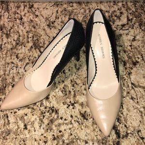 Black and Cream heels! Work or going out
